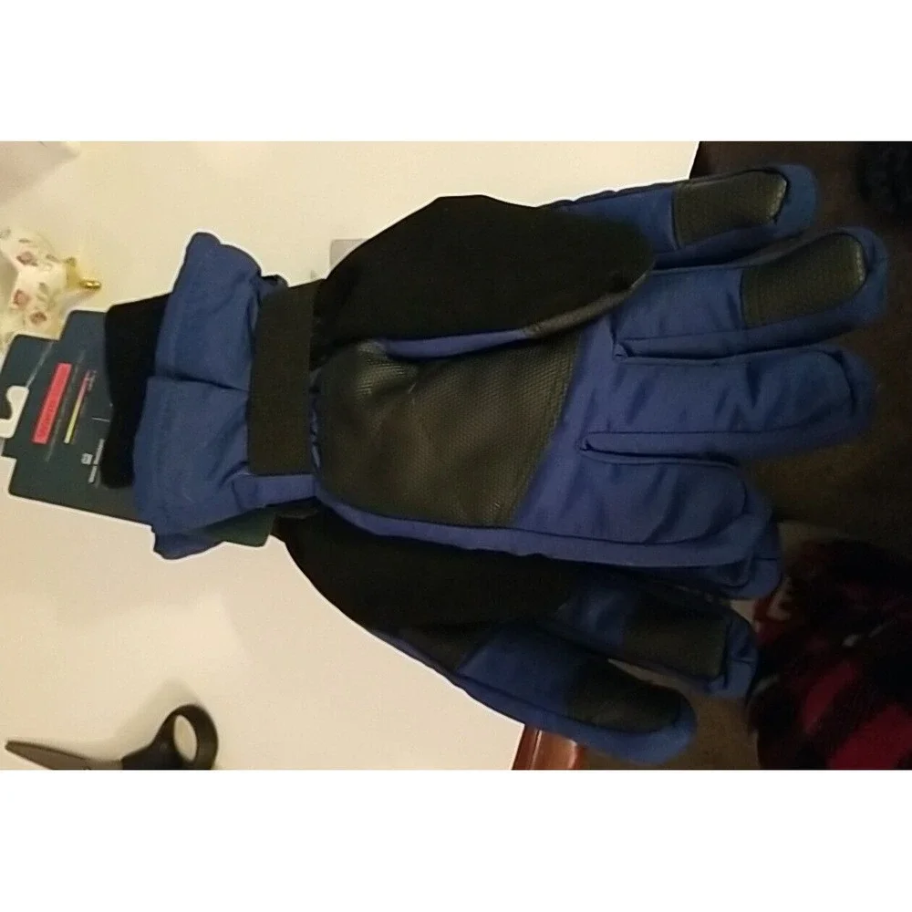 Mens 3M Thinsulate Warmest Gloves Sz S/M Water Resistant Touchscreen Grey